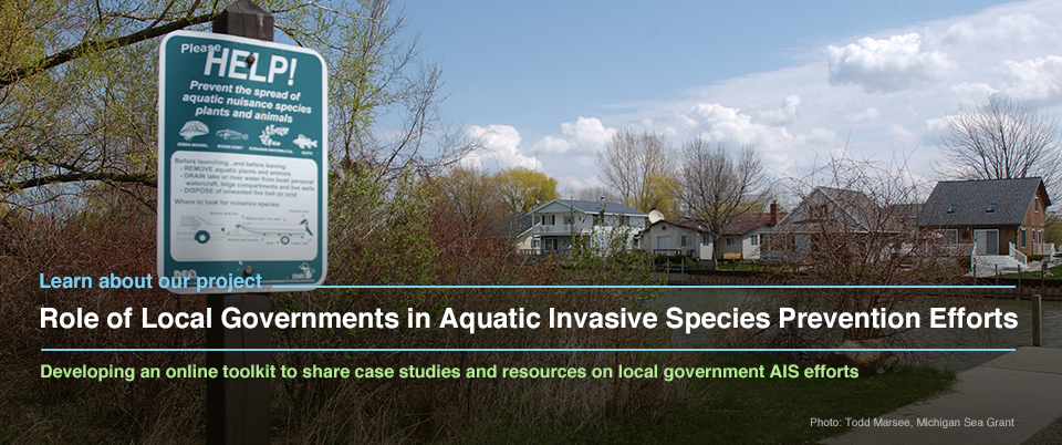 Role of Local Governments in Aquatic Invasive Species Prevention Efforts