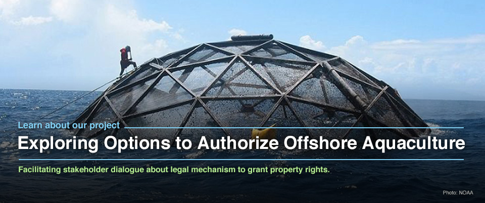 Exploring Options to Authorize Offshore Aquaculture